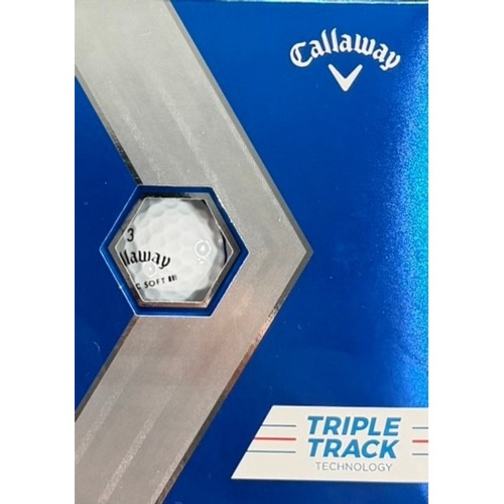 Callaway ERC Soft Triple Track Golf Balls 12 Pack White New 194518831772